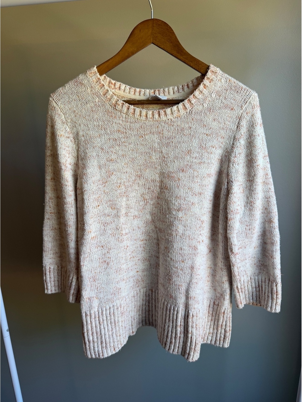 J. Jill cotton blend knit sweater - Picture 1 of 8
